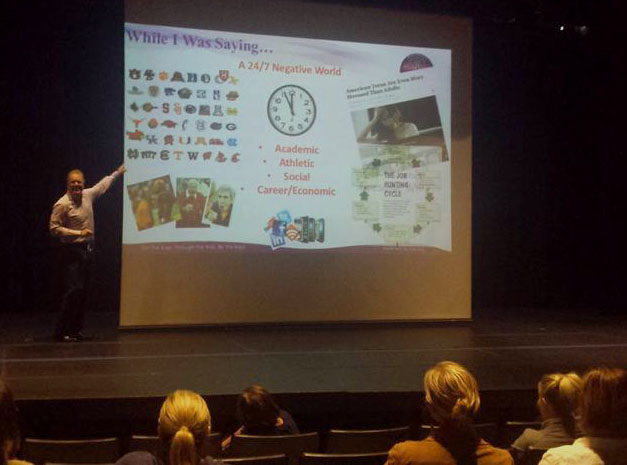 John Trautwein visited South on Friday, September 9, and spoke to parents about his son Wills suicide. His message stresses parent and educator understanding of the  pressure and stress students struggle to manage.  