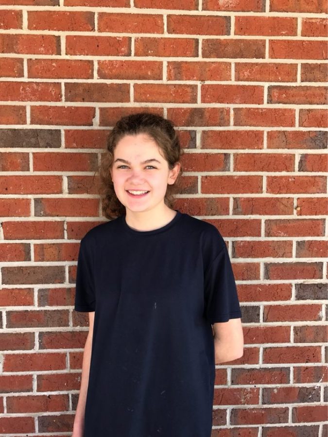 Grace Shifflet is a junior at South and is a part of the IB Art class, which she says helps her to relieve her daily stress.