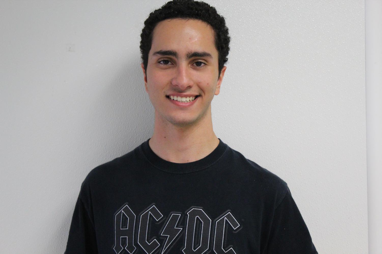 Rho Kappa member makes a difference. Lucas Ramos Gimenez has been spreading the word about voting, trying to get his fellow students to get involved in local politics.