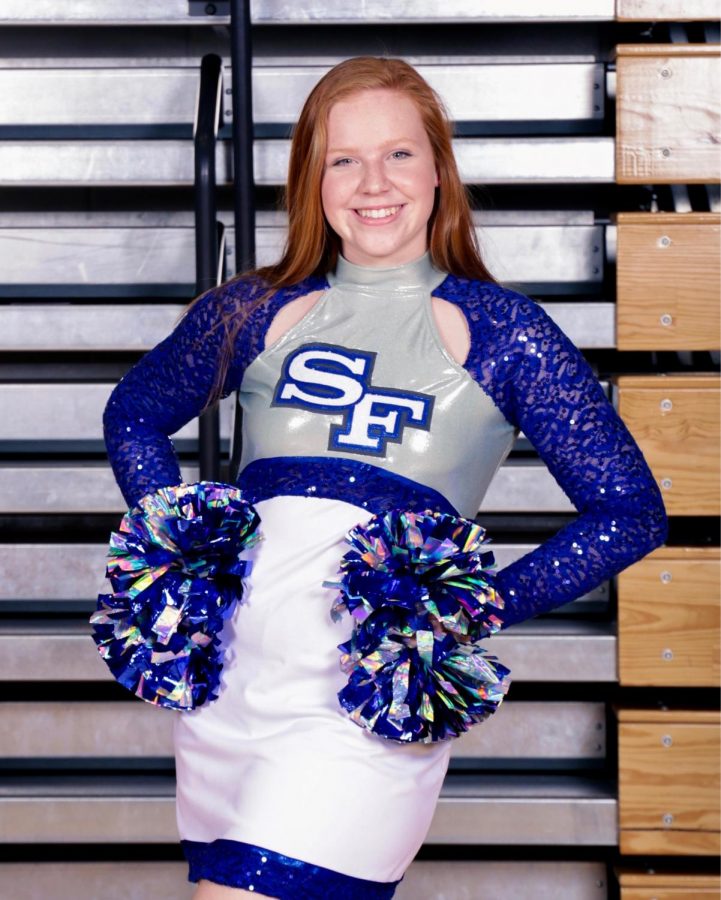 On pointe. South Forsyth has begun their inagural season for their dance team. Twelve girls compete in a range of dance competitions for the school. Sophomore Sloane Womac commented, I love dancing for South Forsyth because I can finally share my passion for dance with my school.