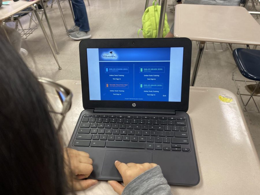 Alleviating stress or causing more? Many students count on that 20% that the EOC brings to boost their class average since the test is not as challenging as AP Exams. I have seen more anxiety as a result of this change.” said Ms. Hunt. Many students regarded the EOC as a grade booster.