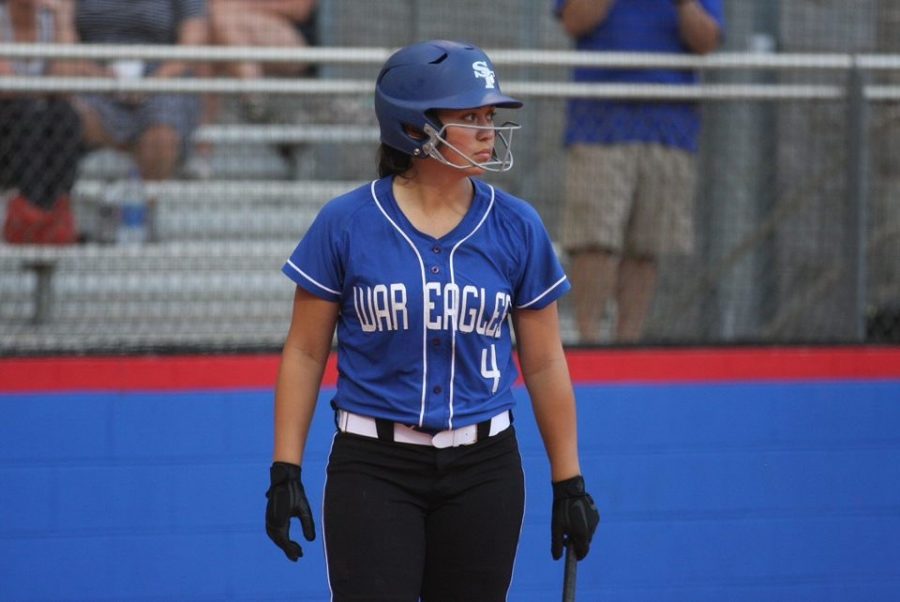 Devoted team player hustling through a game. Senior Isabel Hui had a lot of pressure this season as being the most experienced at school softball and leading the rest of the varsity team. However, her leadership helped Souths softball team reach new heights like never before, winning 2nd place in regionals this year.