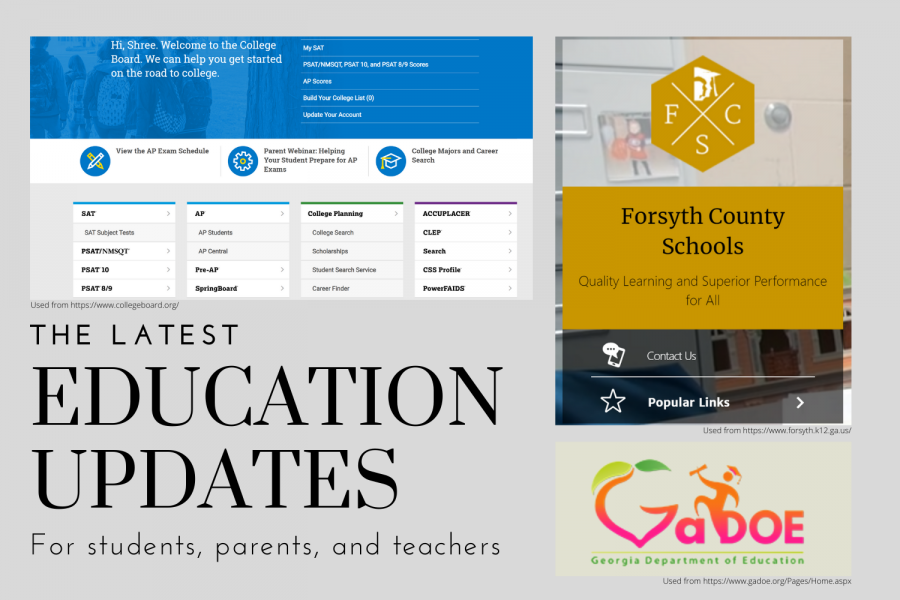 Keeping everyone informed. As students are completing the school year virtually, teachers and staff are contiously updating them with the newest information. As of now, there are updates regarding grades and tests administered at the end of the year.