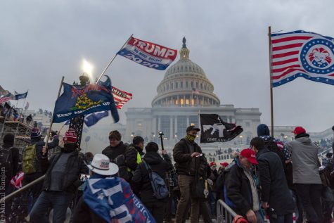 The Capitol Riots. Thousands of Pro-Trump protestors marched to the Capitol building and made their way inside. Both chambers of congress were forced to halt the verification of electoral votes as they sheltered in place from the violence.