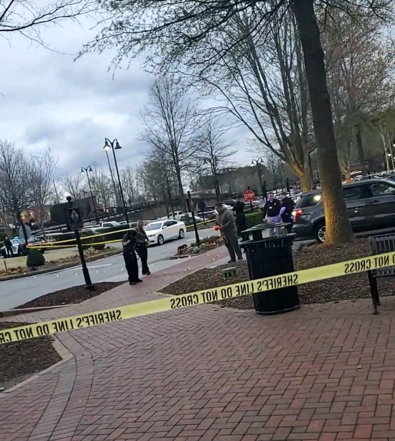 An unforeseen situation. Recently, there was a crime scene at a common hangout spot in Forsyth County. Many students who were at the site of the stabbing were shocked and scared by the horrific events.