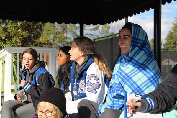 Early morning practices. The Varsity Girls Tennis team is working hard this year to encourage each other during practices and competitions. While their season has ended, they have made long-lasting memories to take into the next tennis season.