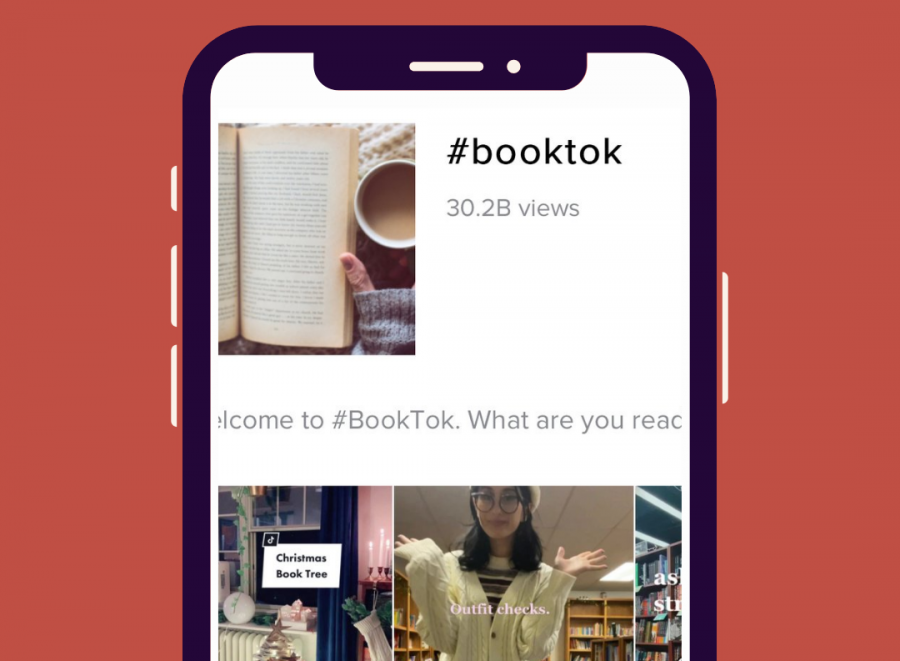 The+rise+of+BookTok.+Today%2C+millions+across+the+world+use+TikTok+to+view+and+upload+creative+content.+Several+influencers+created+a+niche+within+the+platform%2C+allowing+them+to+share+book+recommendations+and+post+reviews.+