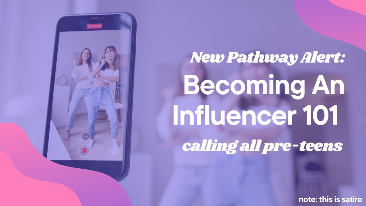 In a world where careers are seemingly meaningless, the addition of a influencer pathway opens up a whole new world of options to students.