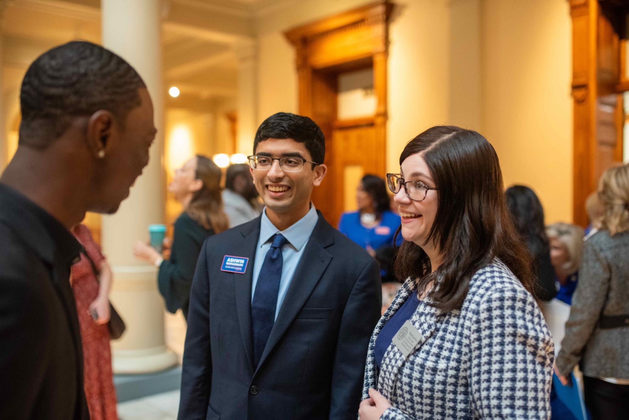 Ashwin Ramaswami is running for Georgia Senate District 48. He graduated from Chattahoochee High School, a local high school, and attended Stanford and Georgetown Law.  