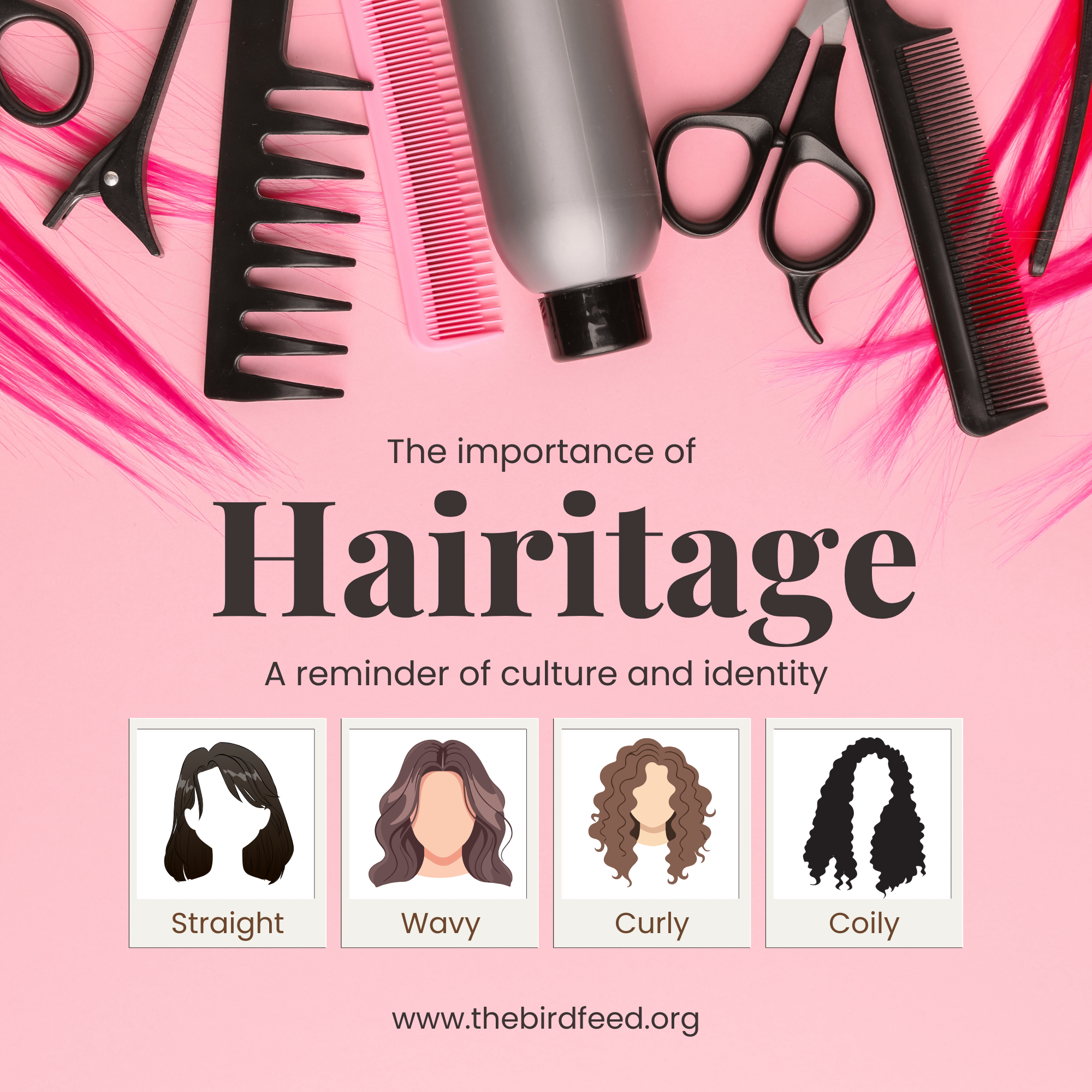 "The Importance of Hairitage: A Reminder of Culture and Identity" by Chloe Huyer (Canva)